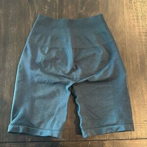 Teal Alphalete Scrunch Shorts XS